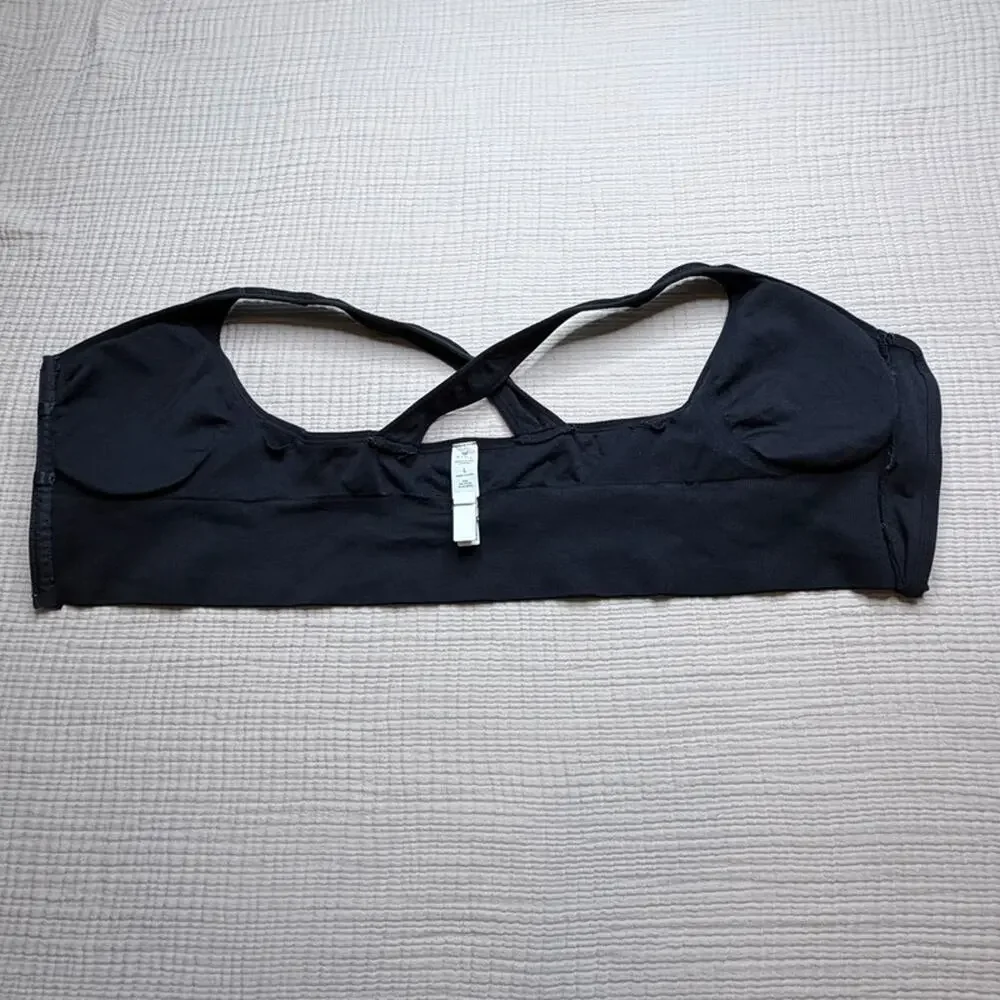 VINA seamless Rhianna Zipper Bra LG black